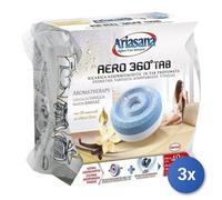 3X Ariasana Aero 360 Tablettes Fleurs des Champs 450G