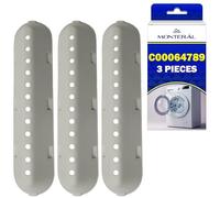 3x Aube de Tambour Machine a Laver 225x53x40 mm C00268109 pour Indesit | C00533119 488000799111 488000533119 pour Whirlpool pour Ariston - Garantie de 10 Ans - MONTERAL