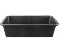 3x bac à mortier 40 litres pour chantier, ménage, jardin, seau à mortier, seau de chantier extrêmement stable avec fond renforcé