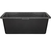 3x bac à mortier 80 litres pour chantier, ménage, jardin, seau à mortier, seau de chantier extrêmement stable avec fond renforcé