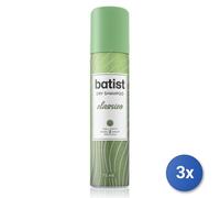 3x Batist Shampooing Sec 75 Ml. Classique un Échantillon de Taille Mini