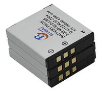 3X Batterie pour Pentax D-LI68 Dli68 D-l168 Dl168 D-Li122 Dli122 D-l1122 Dl1122 Optio A36 A40 S10 S12 V10 VS20 Q Q7 Q10 Q-S1 Qs1 Caméra