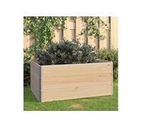 Jardinières Surélevées 3 Pcs 80x120 Cm Bois De Pin Solide
