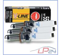 3x BOUGNES D'ALLUMAGE V-LINE POUR SEAT MII SKODA CITIGO VW UP 1.0 EcoFuel + CNG