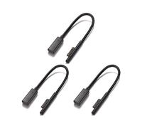 3X Câble de Charge en Nylon Tressé pour Surface Connect à USB-C pour Surface Pro7 Go2 Pro6 5/4/3 Livre D'Ordinateur Portable de Surface