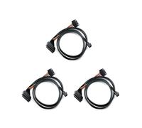 3X Câble Intégré 12G SAS HD Vers U.2 36P SFF-8643 Vers SAS U.2 SFF-8639 avec Alimentation 15 Broches, Adapté pour SSD U.2