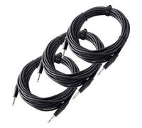 3x Câble Prise Jack Male 6,3mm 1/4'' Cordon Aux Audio Mono Adaptateur 10M Set