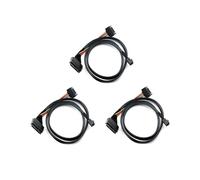 3X Câble SAS HD 12G Intégré Vers U.2 / SFF-8643 Vers SFF-8639 0,5 M avec Puissance 15 Broches