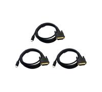 3X Câble USB TYPE C Vers DVI Adaptateur USB Type C Vers DVI 24+1 4K 30Hz (6FT/1.8M) pour 3 pour 2017/2016 Pro