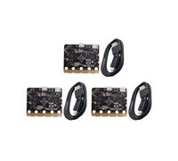 3X Carte de DéVeloppement BBC Micro-Bit V2.2 BLE5.0 Graphique - Python Programmable - Nordique - Processeur Nrf52833 pour les Enfants