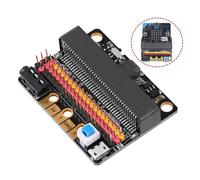 3X Carte D'Extension Micro-Bit Bouclier D'Adaptateur de Dérivation IOBIT V2.0 avec Buzzer pour BBC Micro- Programmation Graphique Python pour Peu
