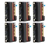 3X Carte D'Extension Micro-Bit Bouclier D'Adaptateur de Dérivation IOBIT V2.0 avec Buzzer pour BBC Micro- Programmation Graphique Python pour Peu