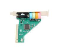 3X Carte Son PCI 4.1 Canaux Ordinateur de Bureau Carte Son Intégrée Carte Audio Interne Surround Stéréo CMI8738