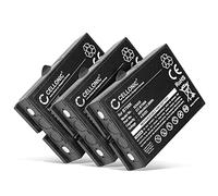 3X CELLONIC Batterie Compatible avec Ikusi TM70, Ikusi T70-1, Ikusi T70-2, Ikusi T71, Ikusi ATEX transmitters 600mAh 4.8V