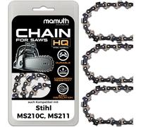 3x chaîne de tronçonneuse 35cm 1,3mm 3/8"" 50 TG pour Stihl MS210C, MS211