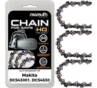 3x Chaîne de tronçonneuse 38cm 1,5mm 0,325"" 64 TG pour Makita DCS43001, DCS4630