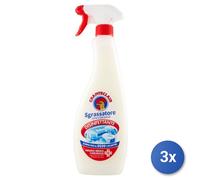 3x Chanteclair Sgrassante Spray 600 Ml Bianca Désinfectant
