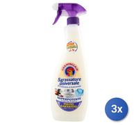 3x Chanteclair Sgrassatore En Spray Lavanda 600 Ml, Couleur Viola