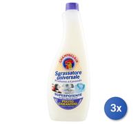 3x Chanteclair Sgrassatore Recharge 600 Ml Lavande