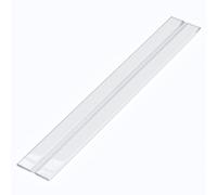3x charnières vivantes flexibles transparentes 300 mm, profil bas