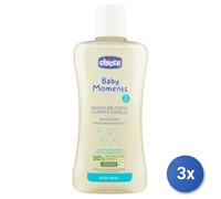 3X Chicco Bébé 200 Ml. Bain Corps-Cheveux Délicat Fabriqué En Italie