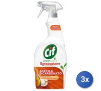 Cif Dégraissant universel, dégraissant de cuisine au vinaigre et bicarbonate, 650 ml, pour nettoyer les graisses les plus tenaces du four, des plaques de cuisson et des plaques de cuisson, avec agents