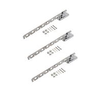 3X Cintre Mural Pliant,avec Système de Suspension pour Vêtements avec Support pour Bras Pivotant,(8 Trous)
