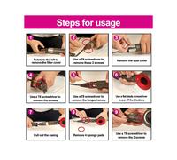 3X Compatible with Hair Dryer Universal Accessories HD01/02/03/04/07/08/15 1.8M Power Cord US Plug