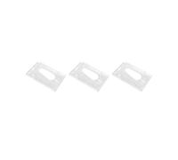 3X Couverture de Carte En Plastique Dur Vertical Etui de la Carte D'Identite ID Transparent 10 x 6cm