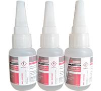 3x Cyanoacrylate Colle Gel Adhésif Instantané 20 gr. (3 unitès)