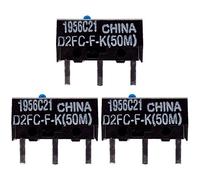 3X D2FC-F-K (50M) Kit de réparation pour Micro-Interrupteur/Kit de réparation adéquat pour Souris d’Ordinateur de Logitech, Razer, Roccat, SteelSeries, etc.