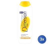 3X Dimension 2En1 Shampooing 250 Ml. Normaux Orange
