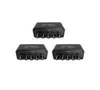 3X Distributeur Audio 5CH Mélangeur Audio Stéréo 1 Entrée 5 Sorties Répartiteur RCA pour Amplificateur de Puissance Audio Actif