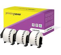 3x DK-22223 50 mm x 30,48 m Compatibles Étiquettes continues pour Brother P-Touch QL-1050 QL-1060N QL-1110NWB QL-1100 QL-500 QL-500BW QL-560VP QL-570 QL-580 QL-700 QL-710W QL-800 QL-810W QL-820NWB