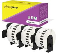 3x DK-22225 38 mm x 30,48 m Compatibles Étiquettes continues pour Brother P-Touch QL-1050 QL-1060N QL-1110NWB QL-1100 QL-500 QL-500BW QL-560VP QL-570 QL-580 QL-700 QL-710W QL-800 QL-810W QL-820NWB