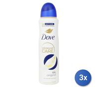 3x Dove Déodorant Spray 150 Ml. Soins Avancés