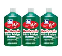 3x Dr. Becher Becharein Gläser Reiniger Hochkonzentrat / 1 Liter