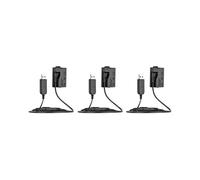 3X DR-E8 Batterie de Factice avec la Banque de Puissance Câble Adaptateur USB Remplacement pour LP-E8 pour 550D 600D 650D 700D DSLR