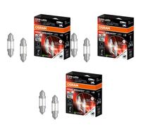 3x Duo Box OSRAM C5W LED NIGHT BREAKER ECE 12V 6000 K SV8.5-8 45 lm