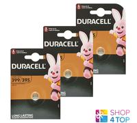 3X Duracell 395 399 SR927SW Oxide D'Argent 1.55V Batteries Pour Montres