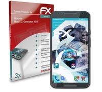 3x Écran protecteur pour Motorola Moto X 2. Generation 2014 clair&flexible