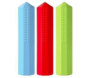 3x Embout De Crayon À Mâcher Sensoriel, Capuchons Fidget Colorés En Silicone Pour Crayons, Pointe Silicone Crayons Enfant A Macher, CrayonsMâcher Sensoriels Pour La Dentition, L'autismes, Le TDAH