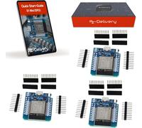 3X ESP32 D1 Mini NodeMCU WiFi Microcontroller ESP32-WROOM-32 Module Compatible with Arduino Including E-Book!