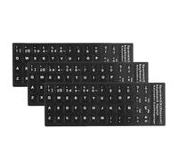 3x espagnol Non Transparent clavier autocollants garde Film protecteur pour PC