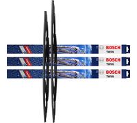 Bosch Balai d'essuie-glace avant 3 397 001 539 Twin 650/550 mm sans spoiler – 2x pour BMW ALPINA