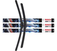 3X Essuie-Glace Lame 3397007460 530Mm/450Mm AeroTwin Set Bosch AM460S