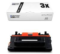 3X Eurotone Remanufactured Toner pour HP Laserjet Enterprise 600 M 601 602 603 xh x dn m n remplace CE390A 90A