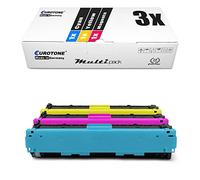 3X Eurotone Toner pour Canon Couleur ImageClass LBP 7110 Wie 731 CRG-731 Couleur