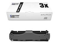 3X Eurotone Toner pour Canon I-Sensys MF 724 726 728 729 8330 8340 8350 8360 8380 8540 8550 8580 Wie 718BK CRG-718BK Noir