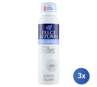 3x Felce Azzurra Classic Femme Déodorant Spray 150 ML 1 Pièces